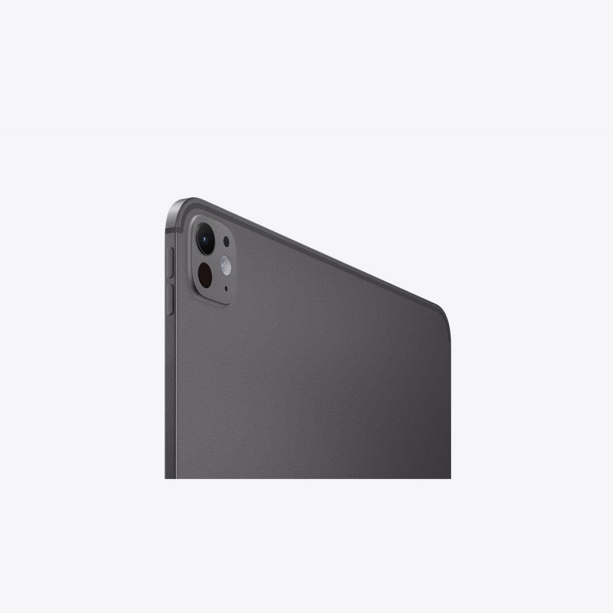 iPad Pro 13 pouces (M4, 2024) reconditionné noir, détail du module photo
