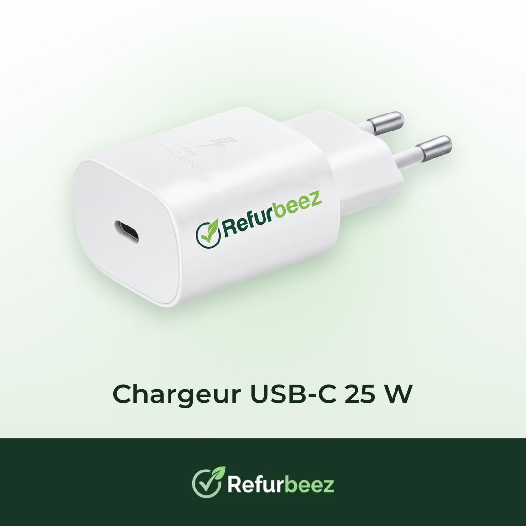 Chargeur USB-C 25 W - Refurbeez