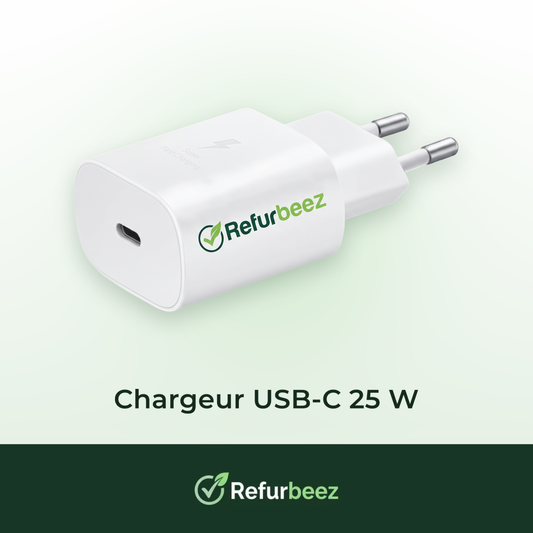 Chargeur USB-C 25 W - Refurbeez