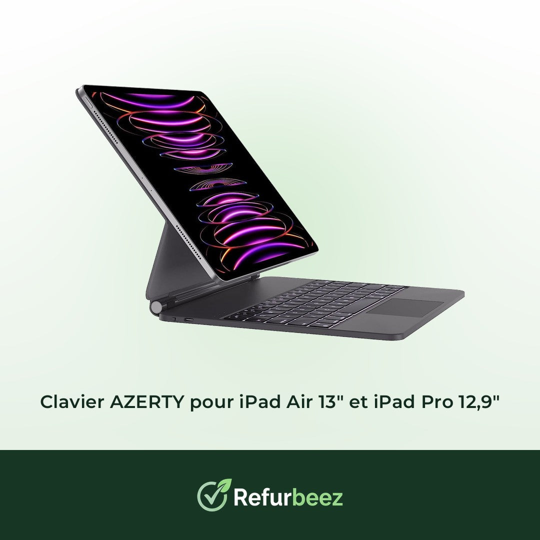 Clavier AZERTY pour iPad Air 13" et iPad Pro 12,9" - Refurbeez